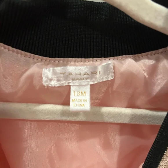 Kids Tahari Pink Jacket - Size 18 Months - Picture 3 of 9